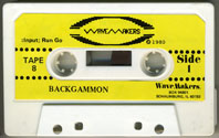 Tape 8 - Backgammon - Obstacle Course Tournament (Side 1)